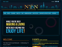 Tablet Screenshot of newyorksocialnetwork.com